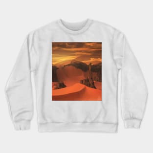 Sunset in the Red Desert Sands Gift For family &amp; Best Frend Crewneck Sweatshirt